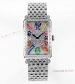 Swiss Replica Franck Muller Long Island Iced Out Watch Quartz Movement